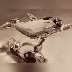 Swarovski crystal figurine Baby Dolphin